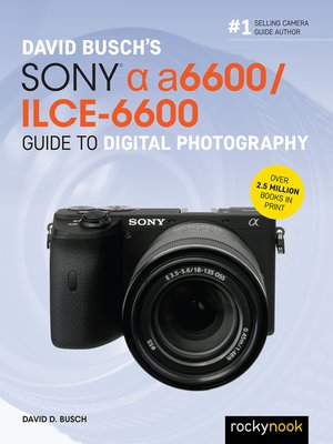 cover image of David Busch's Sony Alpha a6600/ILCE-6600 Guide to Digital Photography